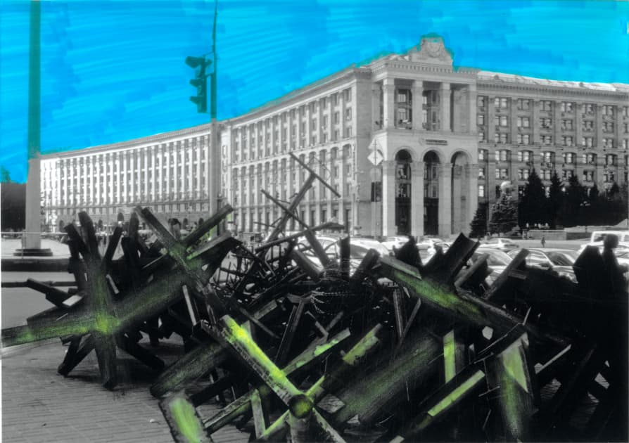 artwork Анастасії Антоненко - - проект Київ кольоровий