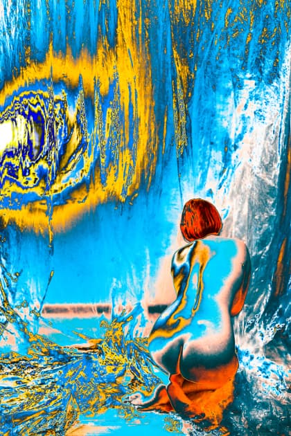 artwork Borysenko Olha -  - My yellow-blue side