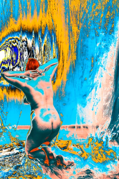 artwork Borysenko Olha -  - My yellow-blue side