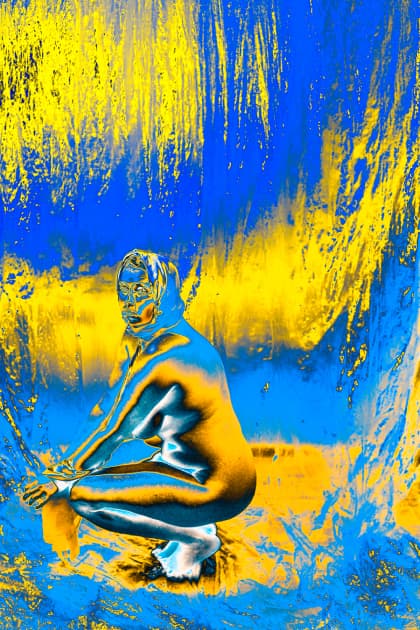 artwork Borysenko Olha -  - My yellow-blue side