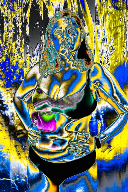 artwork Borysenko Olha -  - My yellow-blue side