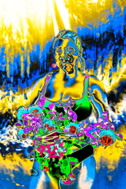 artwork Borysenko Olha -  - My yellow-blue side