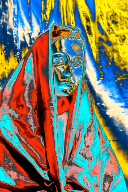 artwork Borysenko Olha -  - My yellow-blue side