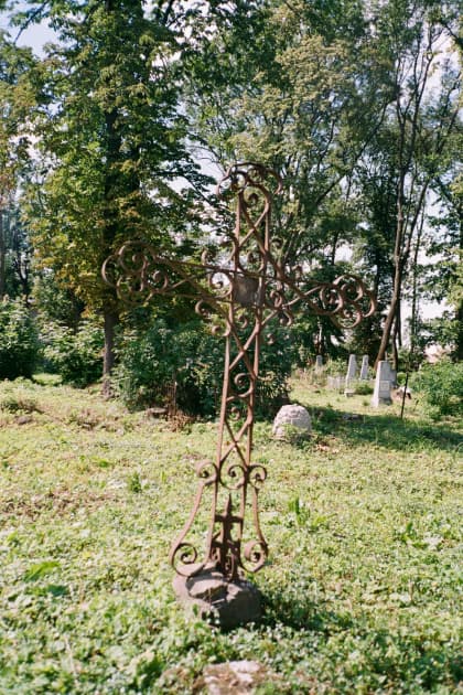 artwork Vika Terekhovska -  -  Cross/Cemetery series