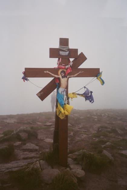 artwork Vika Terekhovska -  -  Cross/Cemetery series