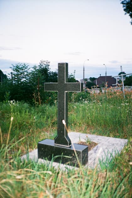 artwork Vika Terekhovska -  -  Cross/Cemetery series