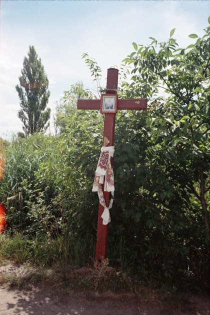 artwork Vika Terekhovska -  -  Cross/Cemetery series