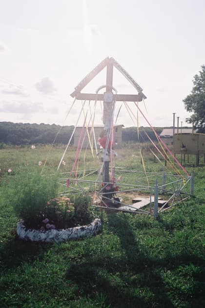 artwork Vika Terekhovska -  -  Cross/Cemetery series