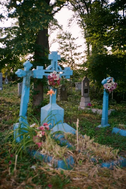 artwork Vika Terekhovska -  -  Cross/Cemetery series
