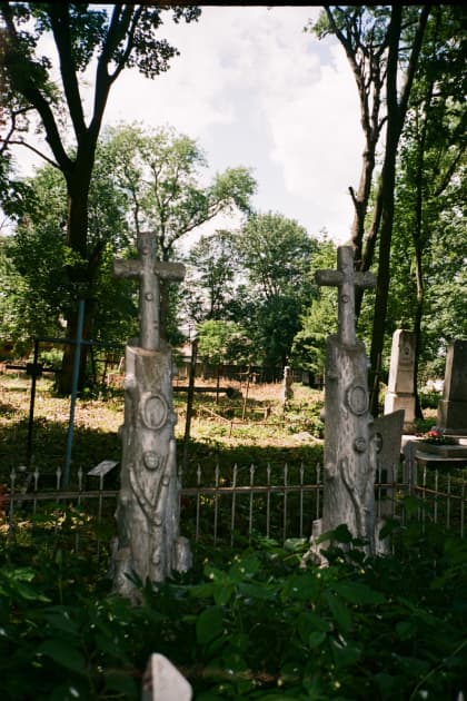 artwork Vika Terekhovska -  -  Cross/Cemetery series